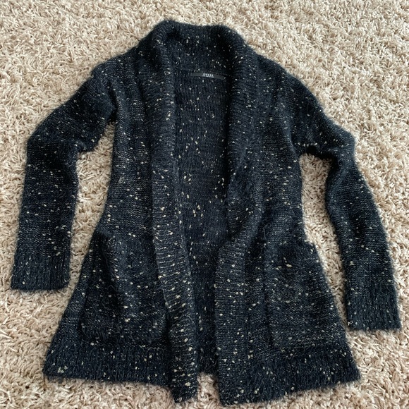 Guess Sweaters - Guess fuzzy black gold sweater size xs